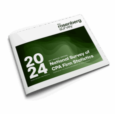 2024 Rosenberg Survey report cover – accounting benchmarking tool